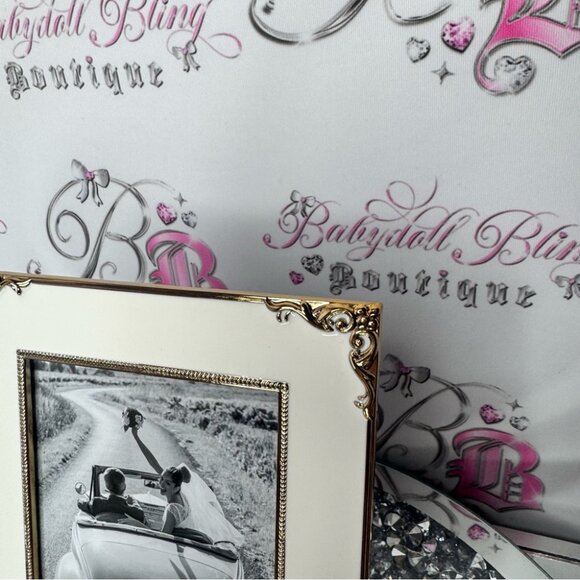 Picture frame Elegant Cream and Gold Photo Frame brand new - Picture 3 of 6